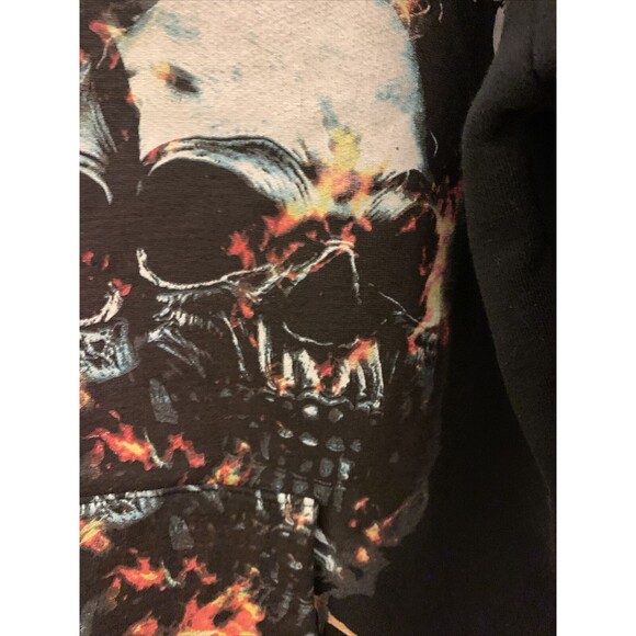 Boohoo Man Men's Graphic Print Sweatshirt Hoodie Size Small Black - Picture 11 of 16